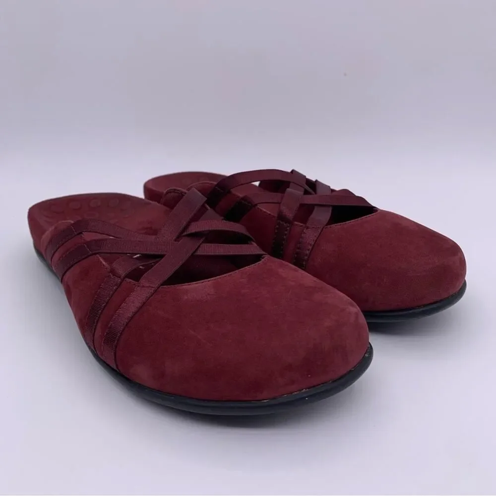 Vionic Claire Suede Slip On Mules Casual Flat Women Shoes - Size: 6 - Picture 7 of 14